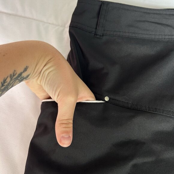 NIVO Womens 6 Golf Tennis Pickleball Skirt Skort Black White Pockets Outdoor - Picture 2 of 9